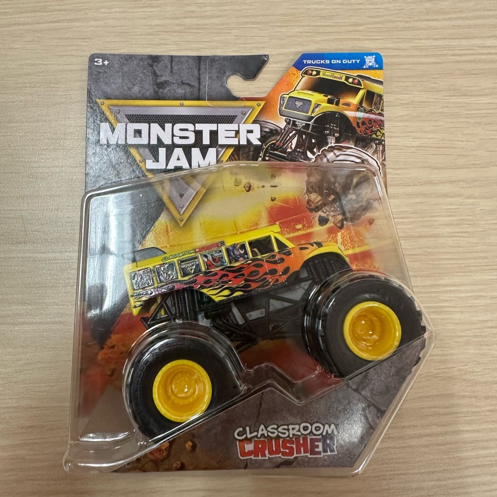 Classroom Crusher Toy Truck - Yellow and Black